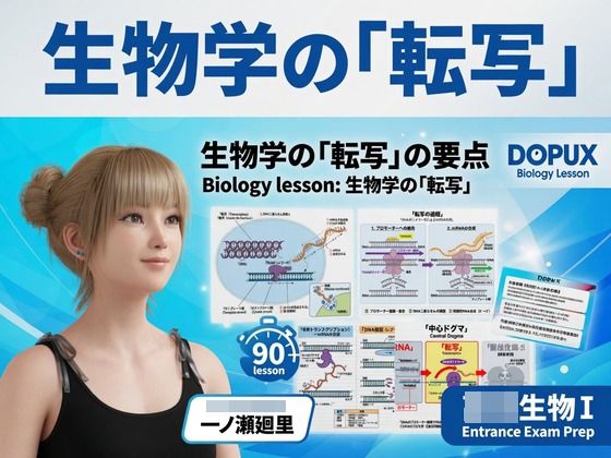 【▲20】一ノ瀬廻里 大学に進学し強豪予備校『DOPUX（ドピュックス』で生物I，IIを教える名物講師に！（Vol.015:転写）