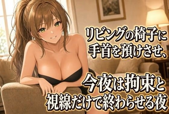 座らされてネクタイ拘束 言葉だけの焦らし