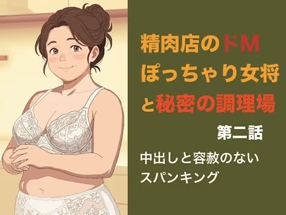 精肉店のドMぽっちゃり女将と秘密の調理場  第二話  熱い中出しと容赦ないスパンキング――プライドを叩き割られるぽっちゃり女将