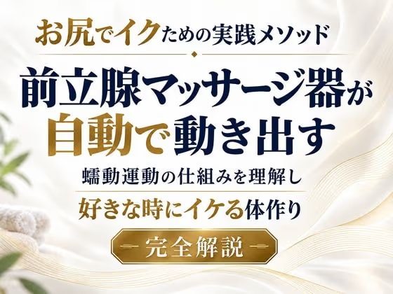 お尻でイクための実践メソッド 前立腺マッサージ器が自動で動き出す 蠕動運動の仕組みを理解し 好きな時にイケる体作り 完全解説