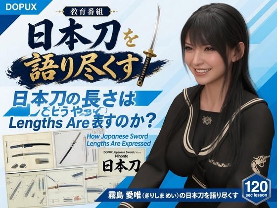 パンチラガチャ★霧島 愛唯（きりしま めい）『日本刀を語り尽くす』第1章-まず「日本刀とは何か」を知る（014-日本刀の長さはどうやって表すのか？）