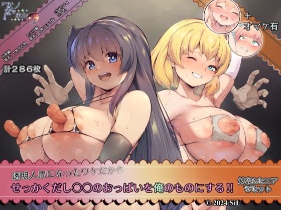 透明人間になったワケだから せっかくだし○○のおっぱいを俺のものにする！！ 沙奈＆セニア Wセット
