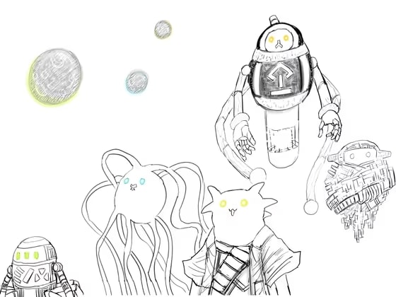 イラスト23作パラノマプローブ13話バスタープラネット1話短編作品2設定画集2
