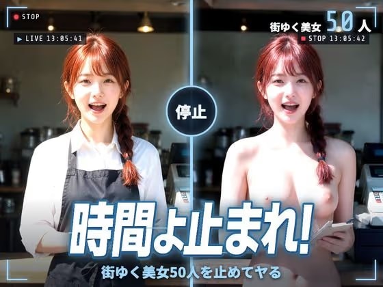 時間よ止まれ！街ゆく美女50人を止めてヤる