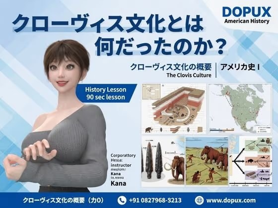 パンチラガチャ★西陣郁奈（にしじんかな）強豪予備校『DOPUX（ドピュックス）』で大学受験生向け講座（世界史）を教える名物講師！（Vol.003:クローヴィス文化とは何だったのか？）