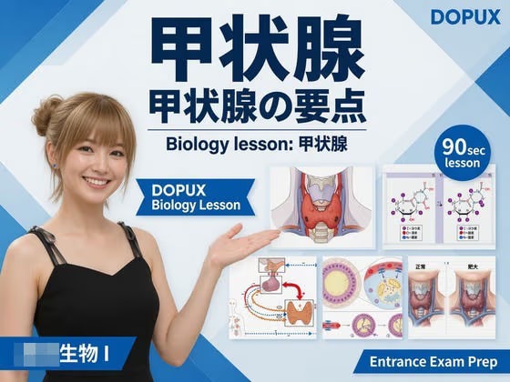 【▲20】パンチラガチャ★一ノ瀬廻里 大学に進学し強豪予備校『DOPUX（ドピュックス』で生物I，IIを教える名物講師に！（Vol.050:甲状腺）