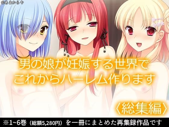 男の娘が妊娠する世界でこれからハーレム作ります ＜総集編＞