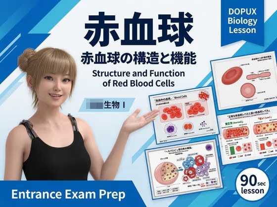 【▲20】パンチラガチャ★一ノ瀬廻里 大学に進学し強豪予備校『DOPUX（ドピュックス』で生物I，IIを教える名物講師に！（Vol.058:赤血球）