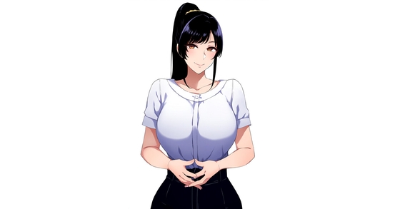 鈴木 雫(すずき しずく)仮名 年齢: 18 職業: 美容師 髪: ポニーテール 体型: グラマー