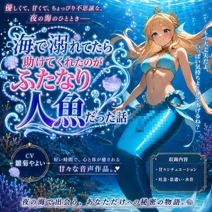 【5～10分でさっくり抜けるシリーズ】海で溺れてたら助けてくれたのがふたなり人魚だった話