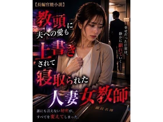 【官能小説】教頭に夫への愛も上書きされて寝取られた人妻女教師