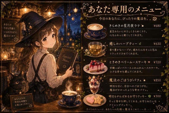 あなた専用のメニュー
