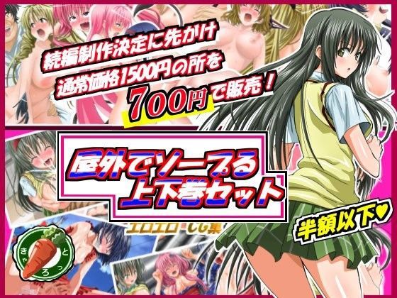 続編制作決定に先駆け!屋外でソープる上下巻セット販売!