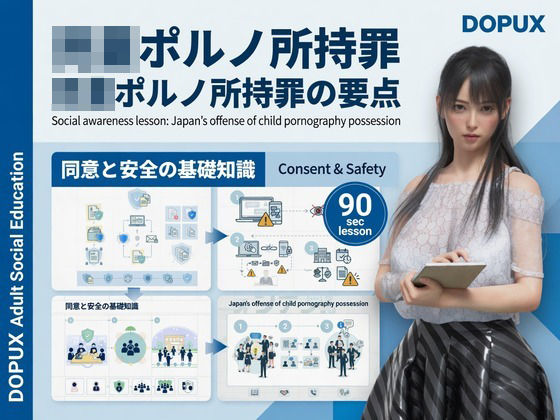 【△20】パンチラガチャ★二階堂 沙耶 大学に進学し強豪予備校『DOPUX（ドピュックス）』で社会人向け講座（性犯罪）を教える名物講師に！（Vol.017:○○ポルノ所持罪）