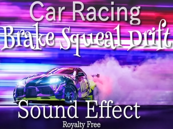 車 ドリフト スキール エンジン 効果音 02 / 唸りをあげるド迫力サウンド！