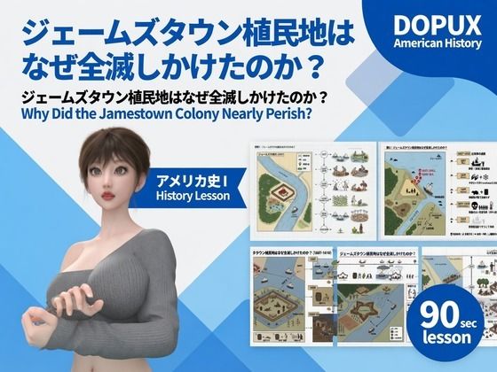 パンチラガチャ★西陣郁奈（にしじんかな）強豪予備校『DOPUX（ドピュックス）』で大学受験生向け講座（世界史）を教える名物講師！（Vol.026:ジェームズタウン植民地はなぜ全滅しかけたのか？）