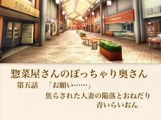 【官能小説】惣菜屋さんのぽっちゃり奥さん  第五話  「お願い……」焦らされた人妻の陥落とおねだり