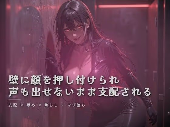 トイレの個室で壁に顔面を押し付けられながら犯される