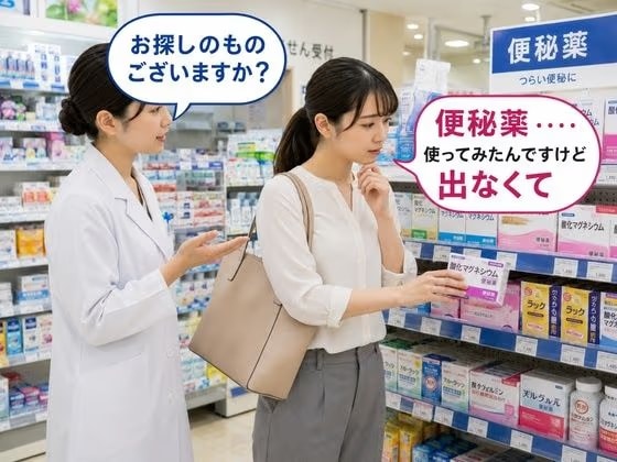 薬局で便秘相談したら浣腸をオススメされてしまう女子 4