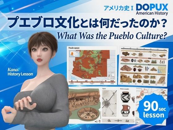 パンチラガチャ★西陣郁奈（にしじんかな）強豪予備校『DOPUX（ドピュックス）』で大学受験生向け講座（世界史）を教える名物講師！（Vol.006:プエブロ文化とは何だったのか？）