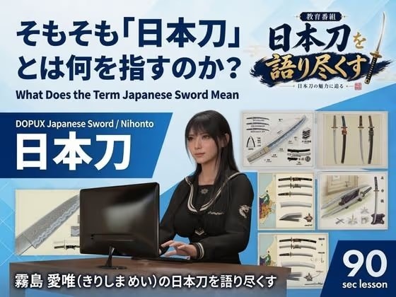 パンチラガチャ★霧島 愛唯（きりしま めい）『日本刀を語り尽くす』第1章-まず「日本刀とは何か」を知る（001-そもそも「日本刀」とは何を指すのか？）