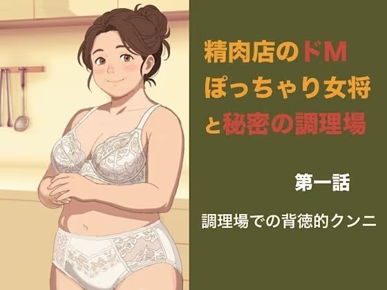 精肉店のドMぽっちゃり女将と秘密の調理場  第一話  夫の痛風離脱とアルバイトの青年、調理場での背徳的クンニ